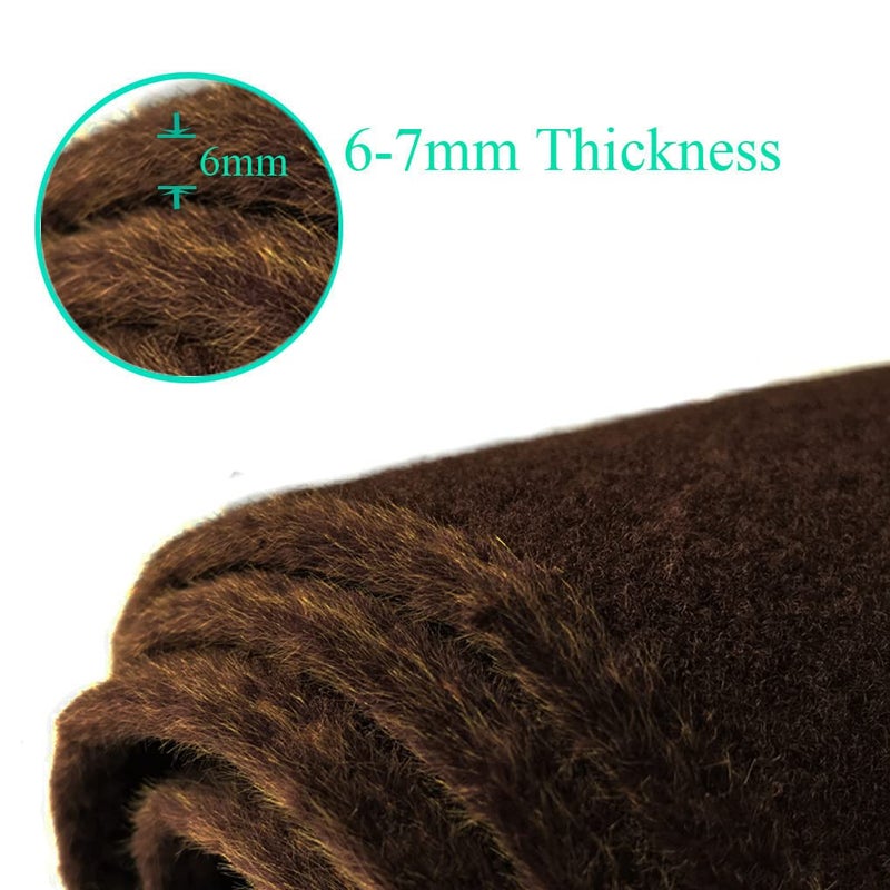 Yiz Dash Cover Mat Fit for 2007-2014 GMC Yukon,2007-2013 Chevy Chevrolet Silverado 1500 LTZ/Avalanche/Suburban,07-14 Tahoe, Dashboard Cover Carpet Pad w/o Dash Speaker (Brown) - Image 4